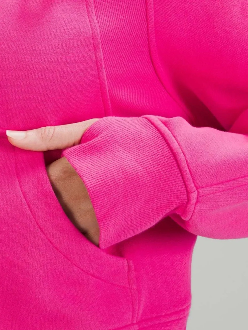 lululemon athletica Scuba Oversized Funnel Neck Half Zip in Sonic Pink Size XS/S